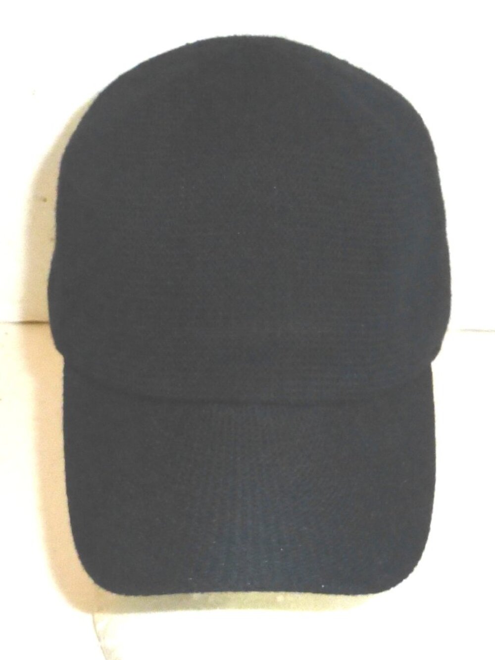 By Anthropologie Nubby Textured Strapback Adjustable Hat Black HAS STAINS READ
